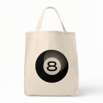 Eight Ball Canvas Bag