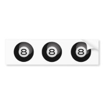Eight Ball Bumper Stickers