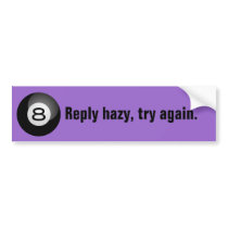 Eight Ball Bumper Stickers