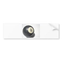 Eight Ball Bumper Sticker
