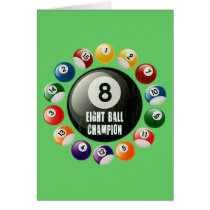 EIGHT BALL CHAMPION CARD