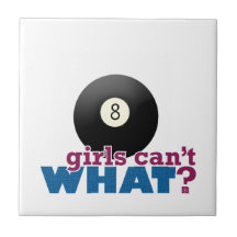 Eight Ball Girl Tiles