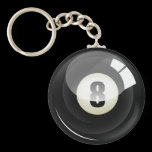 Eight Ball Key Chain keychains