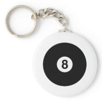 eight ball key chain