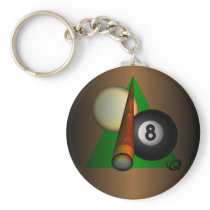 Eight Ball Key Chains
