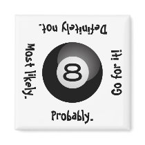 Eight Ball Refrigerator Magnet