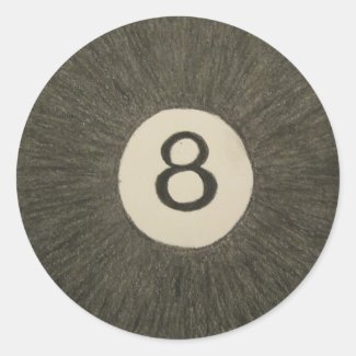 Eight Ball Pool Ball Stickers