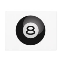 Eight Ball Post Card