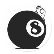 Eight Ball stickers