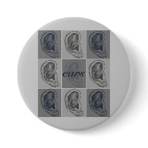 Eight Ears Pinback Buttons