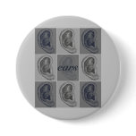 Eight Ears Pinback Buttons