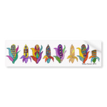 Eight Ears of Corn Bumper Sticker