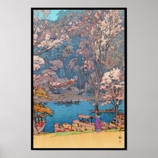 Eight Scenes of Cherry Blossoms, Arashiyama Poster