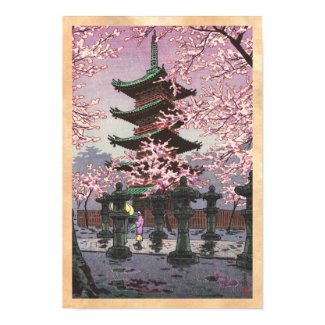 Eight Views Of Tokyo Ueno Toshogu Shrine Kasamatsu Print