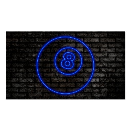 eightball : electric sign business card templates