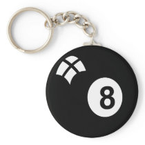 Eightball Key Chain