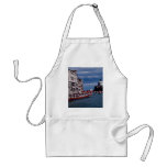 Eighteen-oarsmen boat in the Regatta Storica Apron