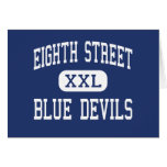 Eighth Street Blue Devils Middle Tifton Greeting Card