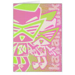 Eighties Mascot Greeting Cards
