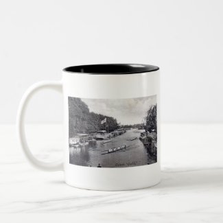 Eights Crew Rowing, Oxford England Vintage mug