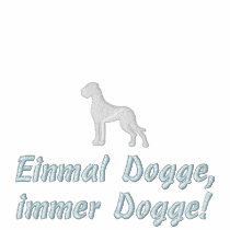 Einmal Dogge, immer Dogge! bestickte hemden