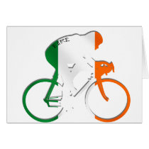 Eire Irish cycling flag of Ireland bicycle gear cards