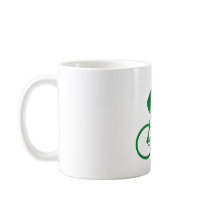 Eire Irish cycling flag of Ireland bicycle gear mugs by Funkart Eire Irish cycling flag of Ireland bicycle gear mugs