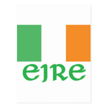 EIRE Irish Flag Postcards