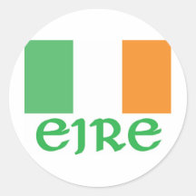 EIRE Irish Flag Stickers
