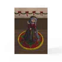 Eirene the Quilt Elf Greeting Cards