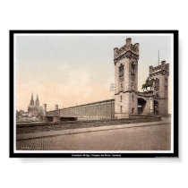 Eisenbahn Bridge, Cologne, the Rhine, Germany posters