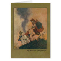 Ejemplo de Edmund Dulac de la reina de la nieve Tarjetón