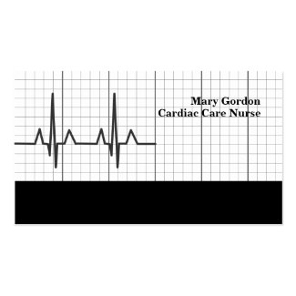 EKG Cardiac Care Nurse Medical Business Cards