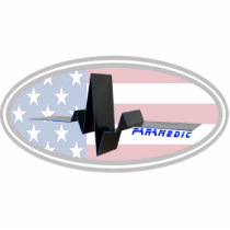 EKG Paramedic USA Acrylic Cut Out