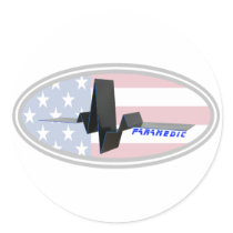 EKG Paramedic USA stickers by RealSlogans EKG Paramedic USA stickers