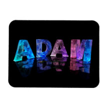 El Adán conocido en luces Imán De Vinilo