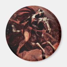 El alemán huye: Cerasimus y Huon antes de la hada  Imán De Frigorifico