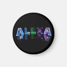 El Alexa conocido en luces Imán De Nevera