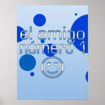 El Amigo Número 1 in Argentine Flag Colors for Boy Print