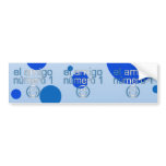 El Amigo Número 1 in Guatemalan Flag Colors 4 Boys Bumper Sticker