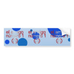 El Amigo Número 1 in Peruvian Flag Colors for Boys Bumper Stickers