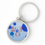 El Amigo Número 1 in Peruvian Flag Colors for Boys keychains
