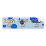 El Amigo Número 1 in Spanish Flag Colors for Boys Bumper Sticker