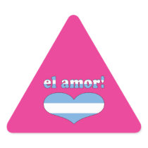 El Amor! - Love in Argentine Valentine's Day Sticker