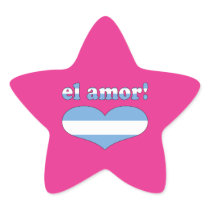 El Amor! - Love in Argentine Valentine's Day Sticker
