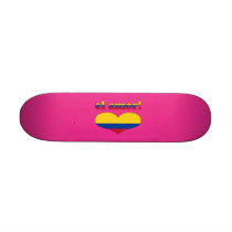 El Amor! - Love in Colombian Valentine's Day Skate Board Deck