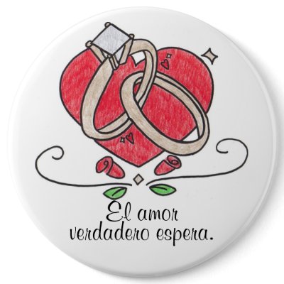 El amor verdadero espera. pinback button by sammimlamv El amor verdadero espera. pinback button by sammimlamv