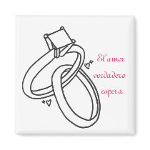 El amor verdadero espera. magnets by sammimlamv El amor verdadero espera. magnets