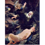 El ángel previene el sacrificio de Isaac, Escultura Fotográfica
