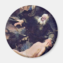 El ángel previene el sacrificio de Isaac, Imanes De Nevera